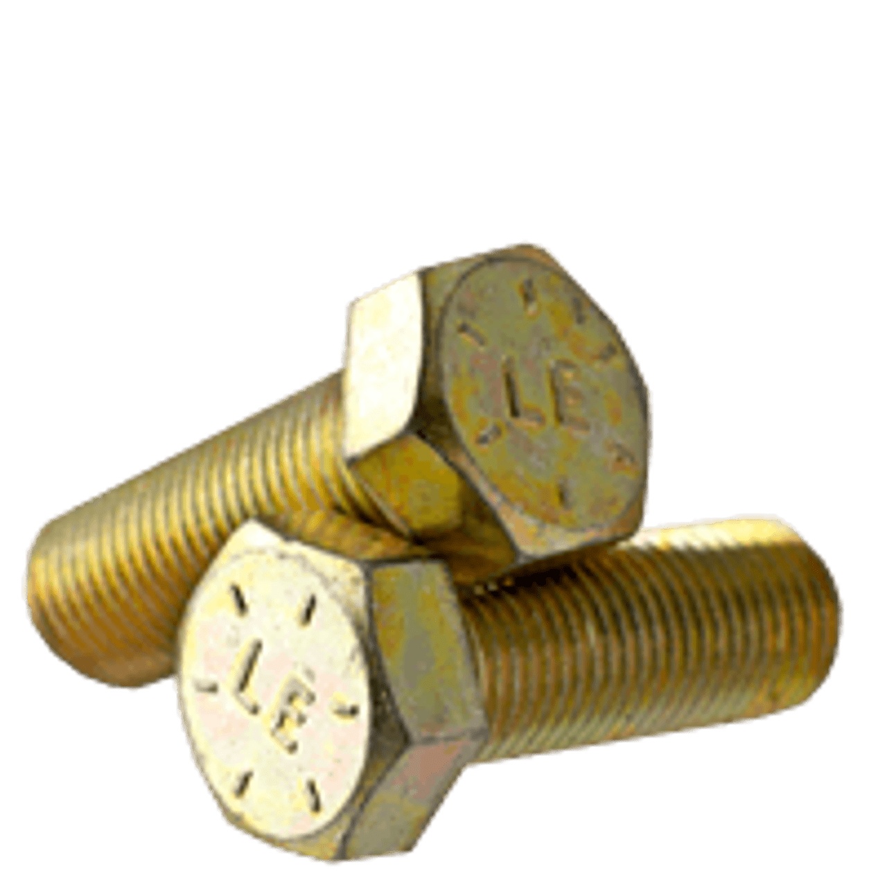 Picture of Brighton Best BR455183 3/8"-24X1 3/8",(Ft) Hex Cap Screws Grade 8 Unf Zinc-Yellow Bake Cr+6 (ImPort)